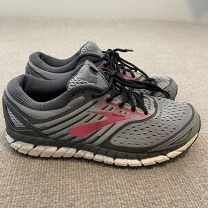 Brooks Ariel 18 Running Shoes Womens Size 9 Gray Mesh‎ Cushioned 1202711B091